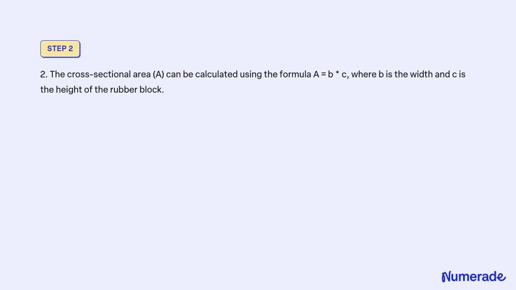 SOLVED: Two hard rubber blocks (G = 350 kPa) are used in an anti ...