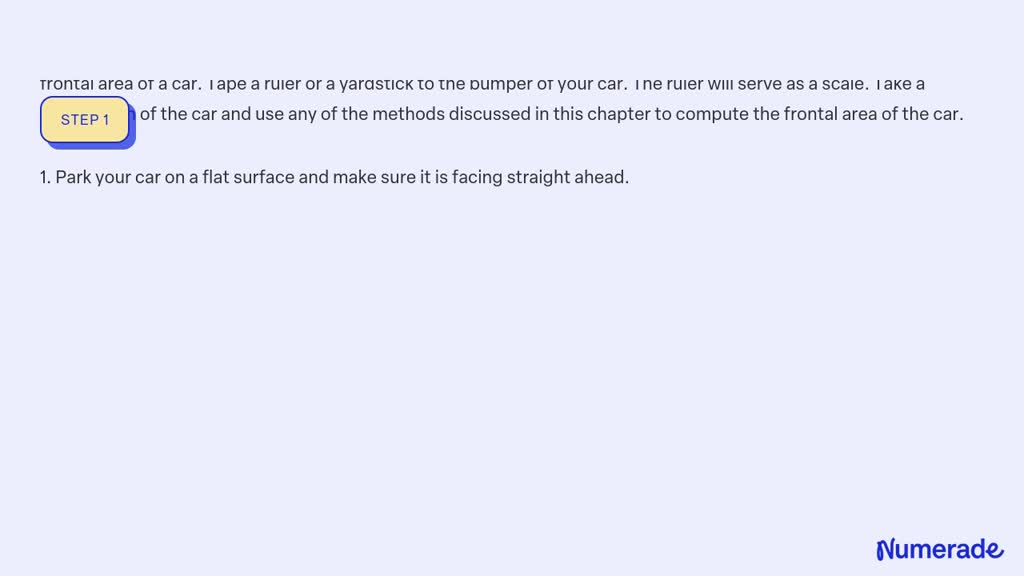 SOLVED:As explained in the chapter, the air resistance to motion of a ...