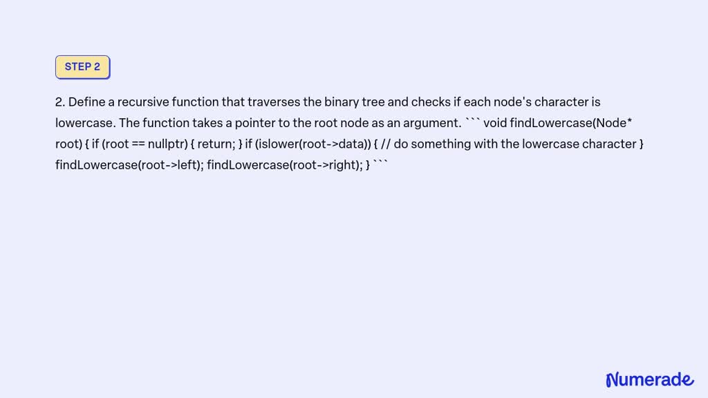 SOLVED: Write a function for finding lowercase characters in a binary ...