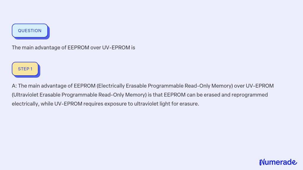 solved-the-main-advantage-of-eeprom-over-uv-eprom-is