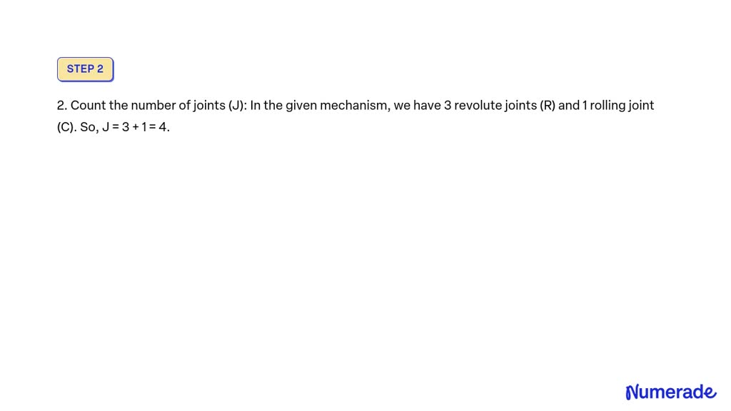 Solved Consider The Planar 2d Mechanism Shown Below And Then