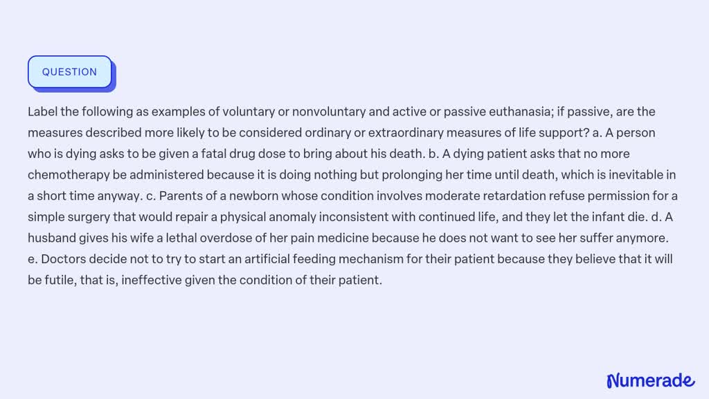 SOLVED:Label The Following As Examples Of Voluntary Or Nonvoluntary And ...