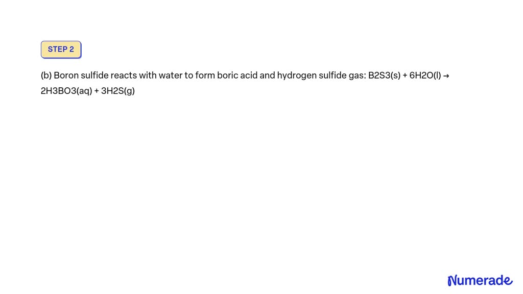 SOLVED: Write balanced chemical equations to correspond to each of the ...