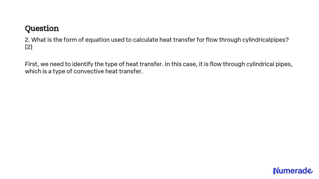 VIDEO solution: What is the form of equation used to calculate heat ...