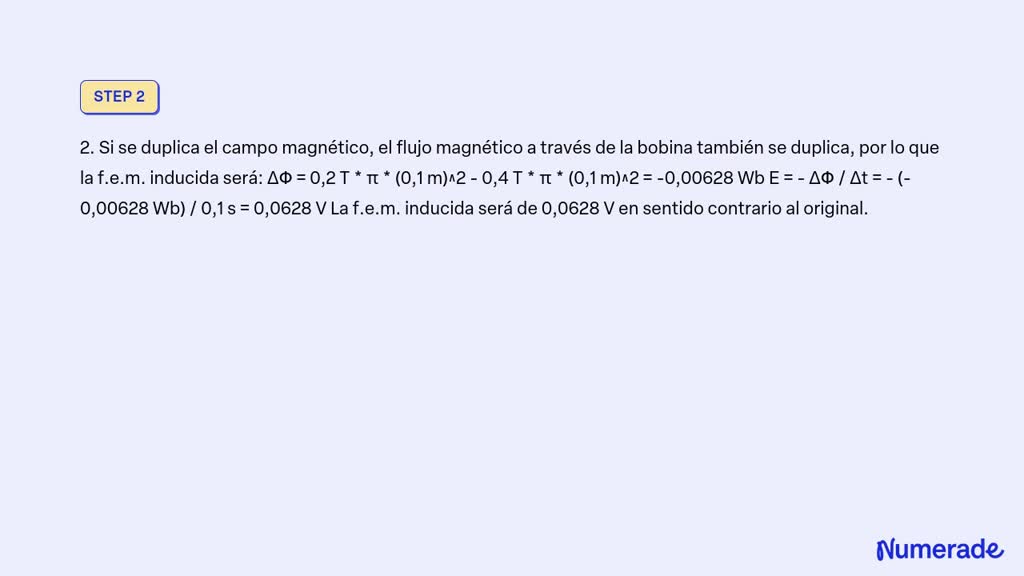 SOLVED: Una Bobina Circular, Formada Por 200 Espiras De 10 Cm De Radio ...