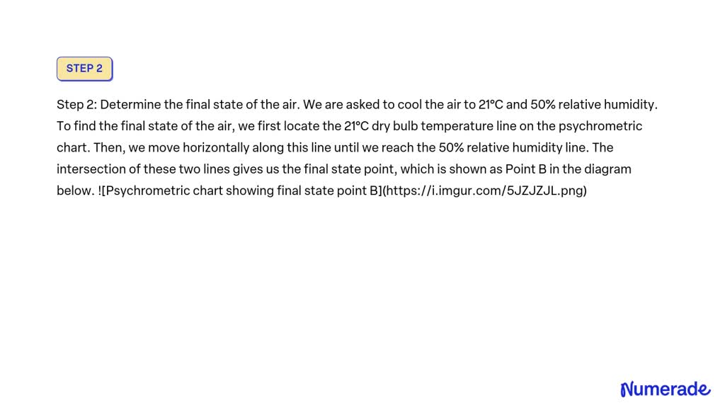 VIDEO solution: Practice using the psychrometric chart. How much heat ...