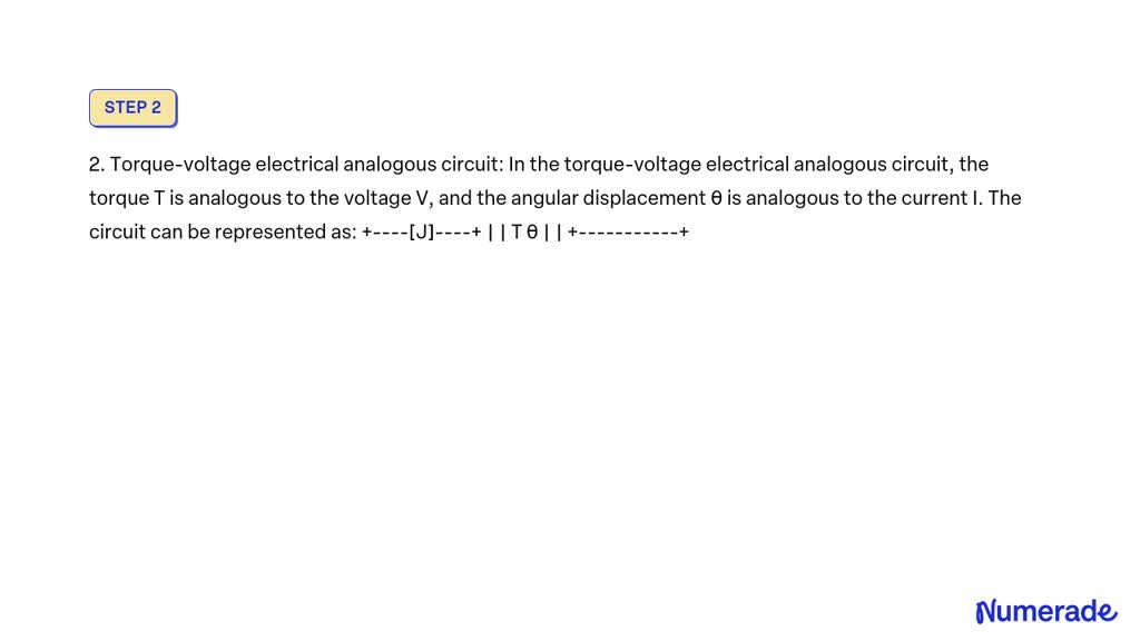 SOLVED: Write the differential equation governing the mechanical ...