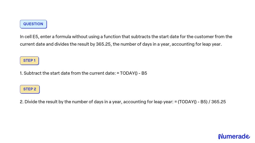 solved-in-cell-e5-enter-a-formula-without-using-a-function-that