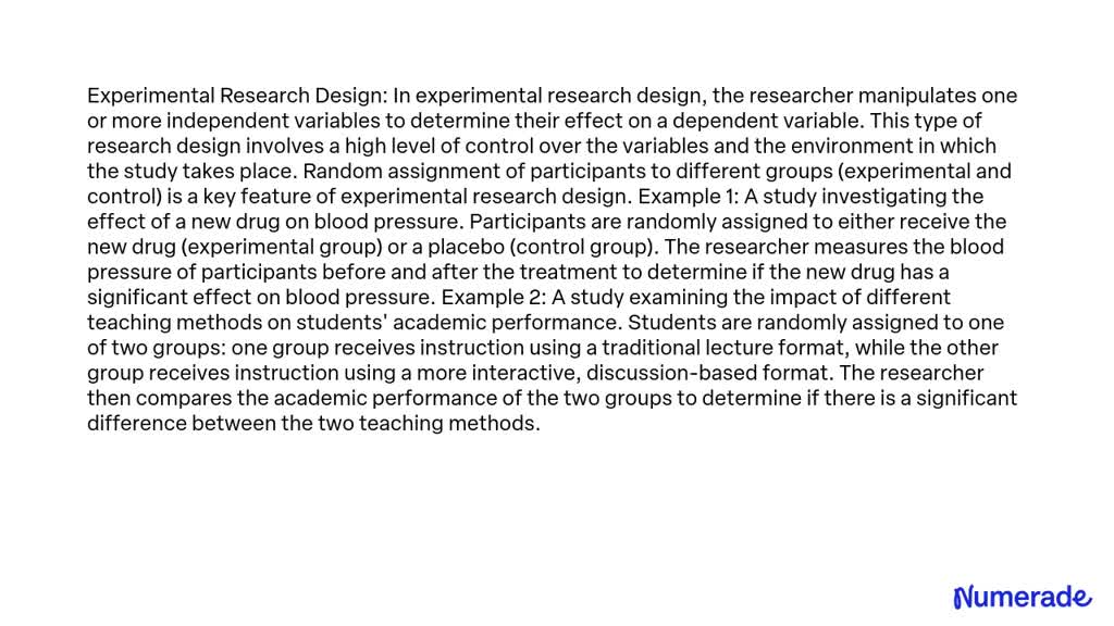 levels of control in experimental and nonexperimental research