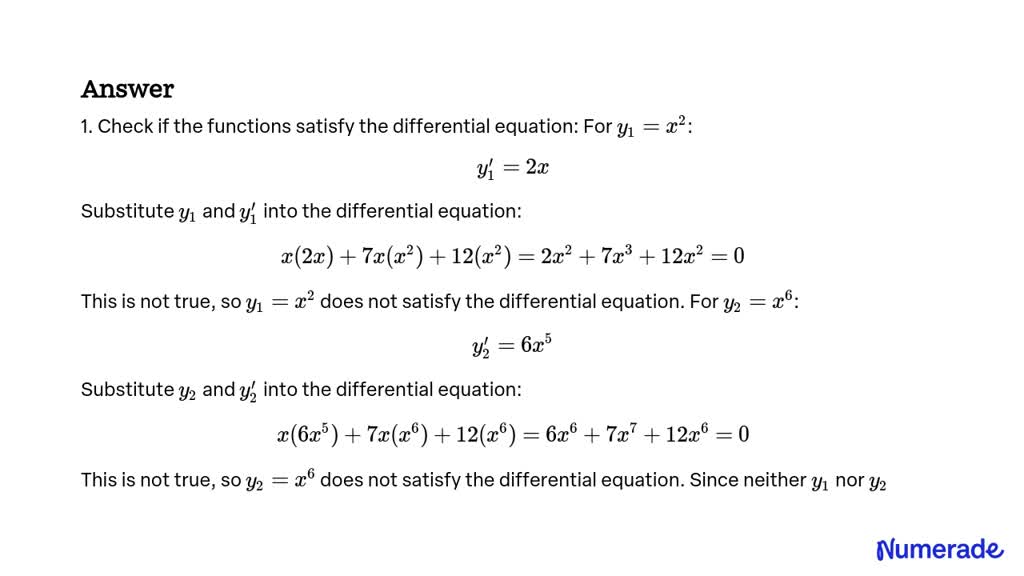 SOLVED: DETAILS ZILL DIFF EQ MOD AP 11 4.1.027.MI: MY NOTES ASK YOUR ...