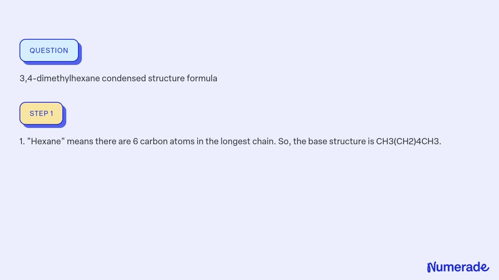 2 4 dimethylhexane condensed structure