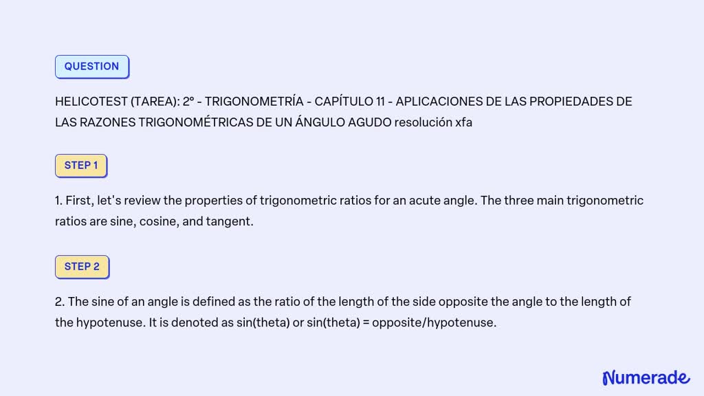 SOLVED: HELICOTEST (TAREA): 2° - TRIGONOMETRÍA - CAPÍTULO 11 ...