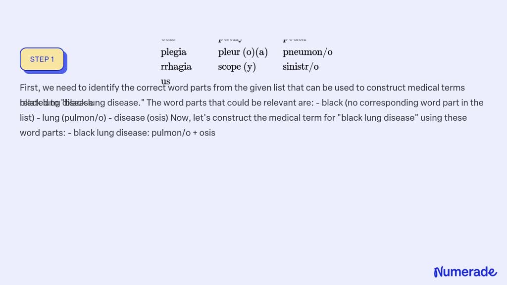 solved-select-the-correct-word-parts-from-the-following-list-and