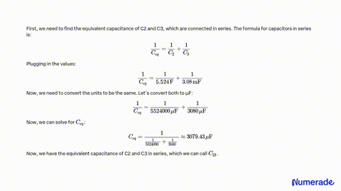SOLVED: Determine the equivalent capacitance of the combination