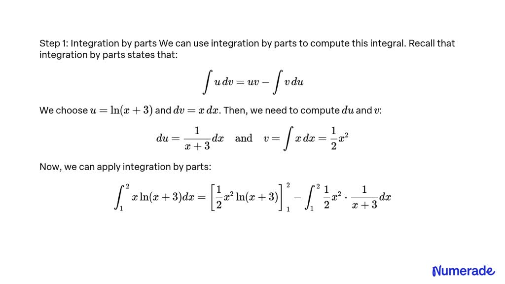 SOLVED:Use The Table Of Integrals To Compute Each Integral After ...