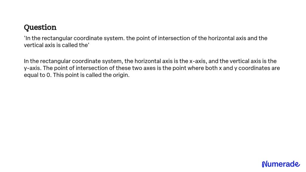 solved-in-the-rectangular-coordinate-system-the-point-of