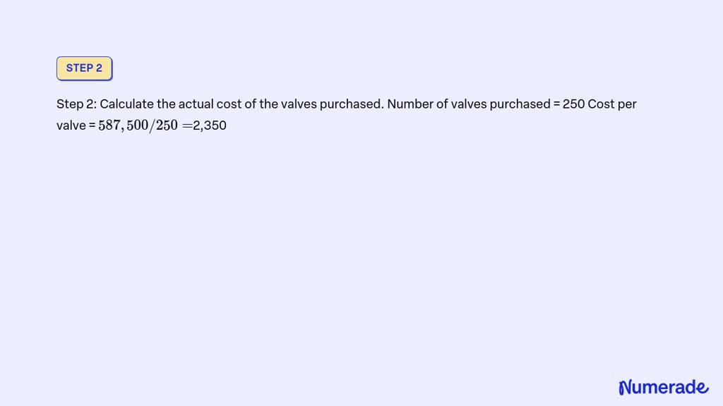 SOLVED: Exercise 11-7: Calculating Material Variances: WRX used a ...