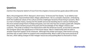 A Horse and Two Goats Character Analysis  LitCharts