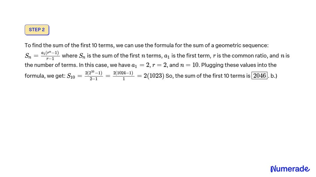 recursion formula for geometric sequence