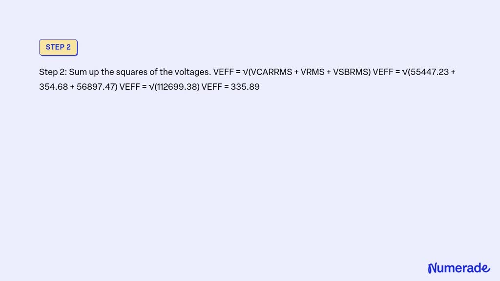 VIDEO solution: For the given voltages, find the effective voltage by ...