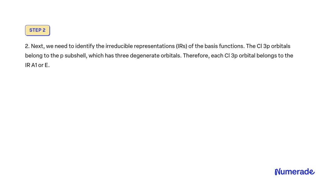 SOLVED: Write the characters for the representation for trigonal ...