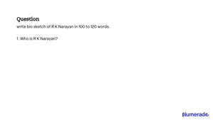 10 lines on Rk Narayan in EnglishEssay on Rk Narayan in EnglishRk Narayan   YouTube