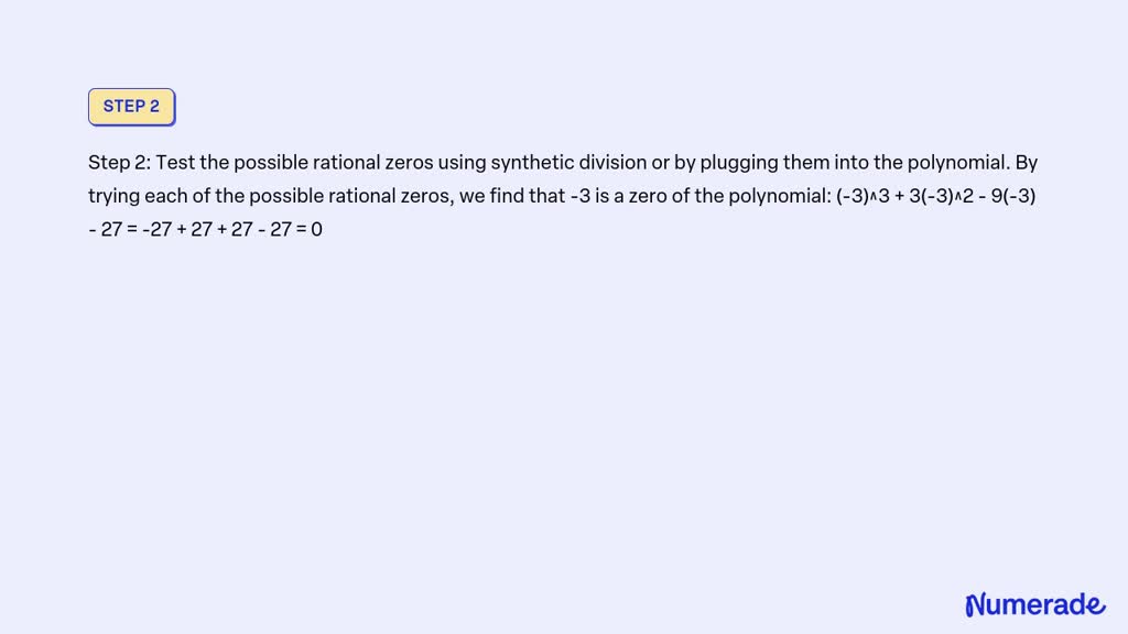 solved-find-all-the-zeros-of-x-3-3x-2-9x-27