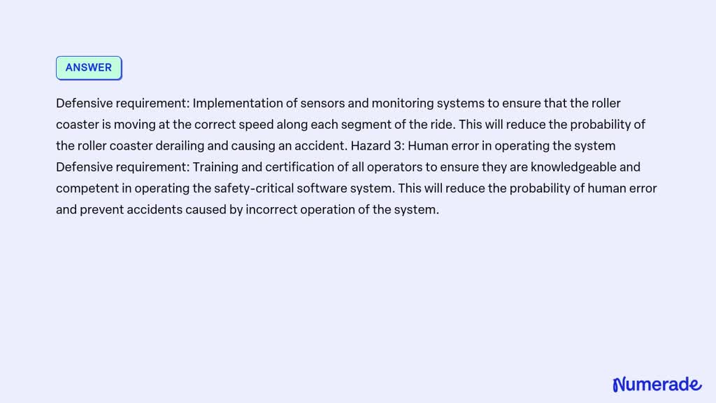 VIDEO solution: A safety-critical software system for managing roller ...