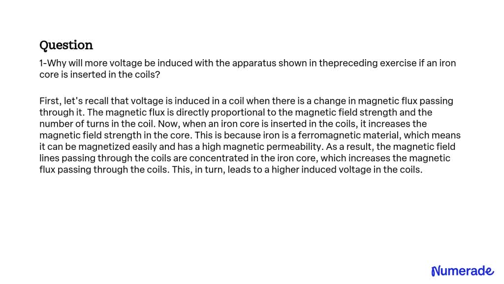 solved-1-why-will-more-voltage-be-induced-with-the-apparatus-shown-in